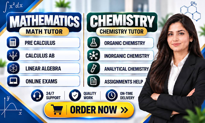 be your math, calculus, organic, inorganic chemistry tutor