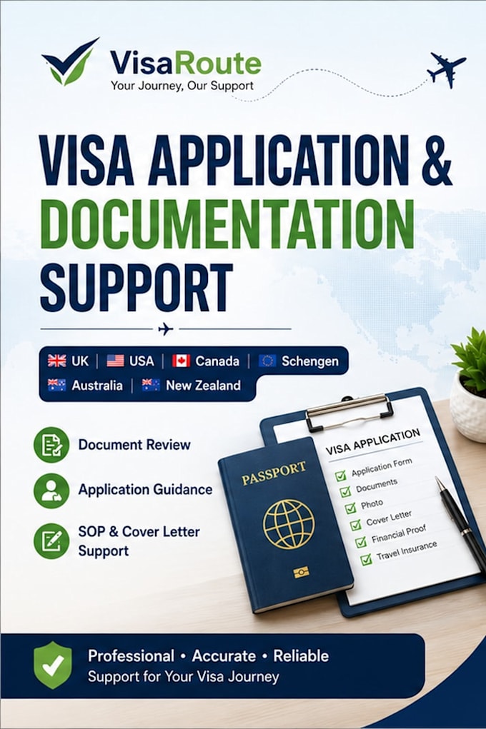 assist with visa application and documentation