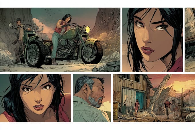 create stunning custom comic book art and illustrations