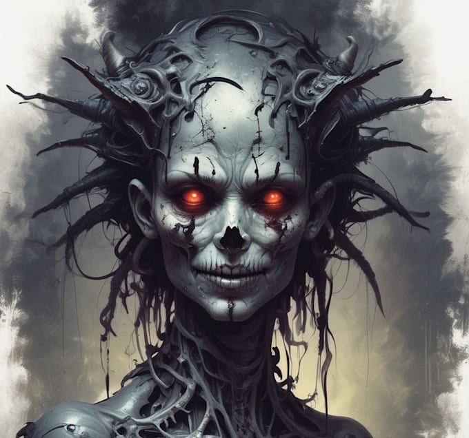 design horror game characters for you