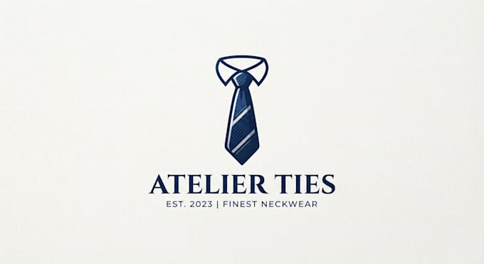 design a stylish and professional tie logo