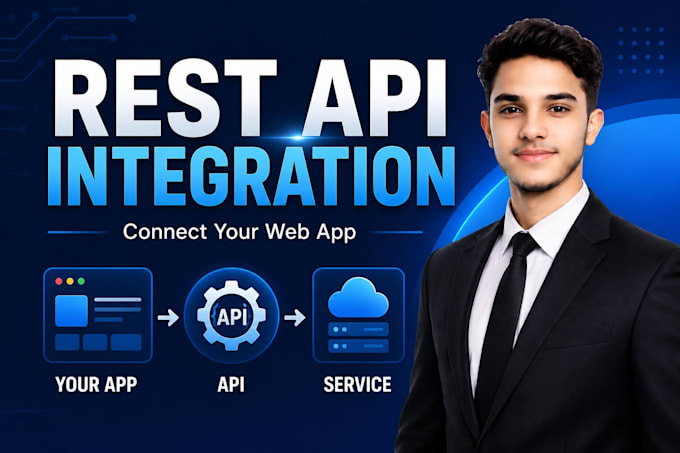 integrate rest apis and third party apis into your web app