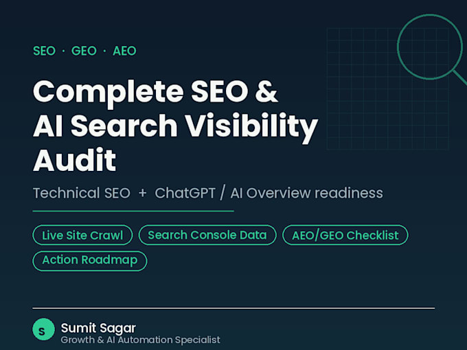 build your ai visibility score and do GEO aeo SEO for chatgpt and gemini