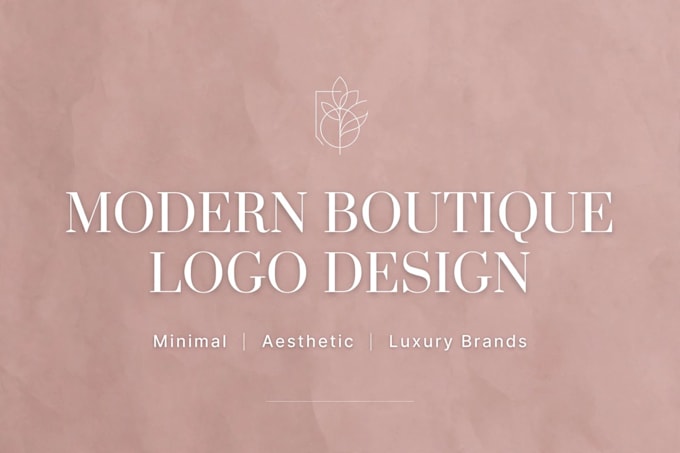 design modern minimalist boutique logo