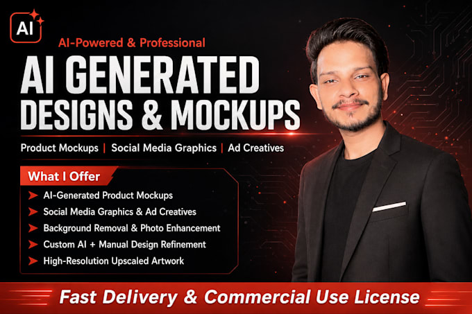 create ai generated designs and mockups