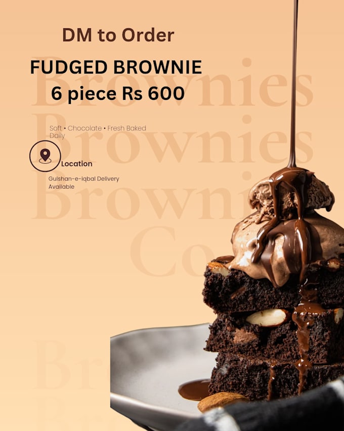 design attractive canva instagram posts for food brand