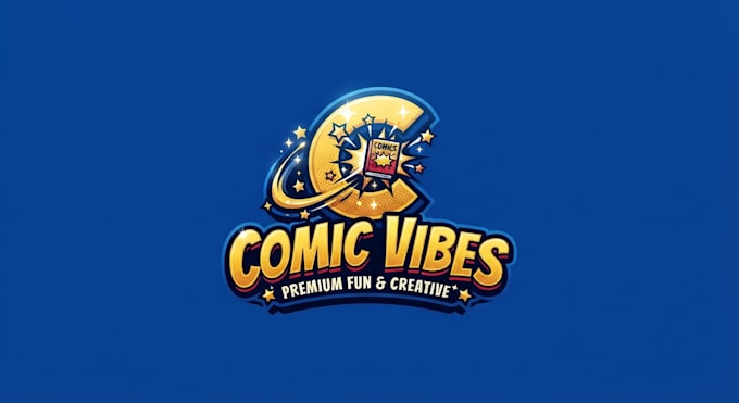 design a fun and creative comics logo