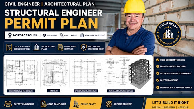 civil engineer architectural plan north carolina structural engineer permit plan