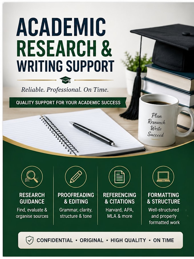 provide academic research and writing support