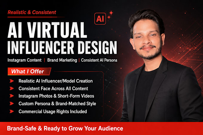 create a realistic ai virtual influencer