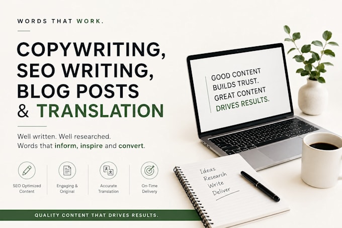 write SEO blog posts