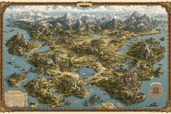draw a map illustration for you