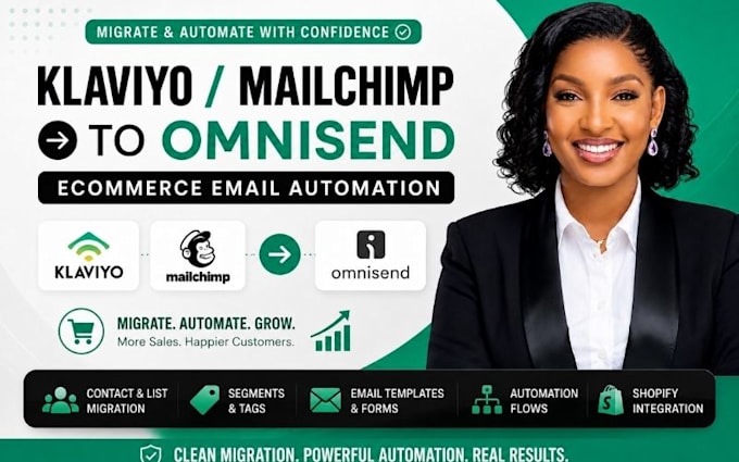 migrate klaviyo mailchimp to omnisend ecommerce email automation