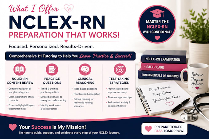 tutor you for nclex rn exam preparation