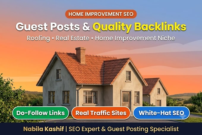create home improvement niche guest posts and backlinks
