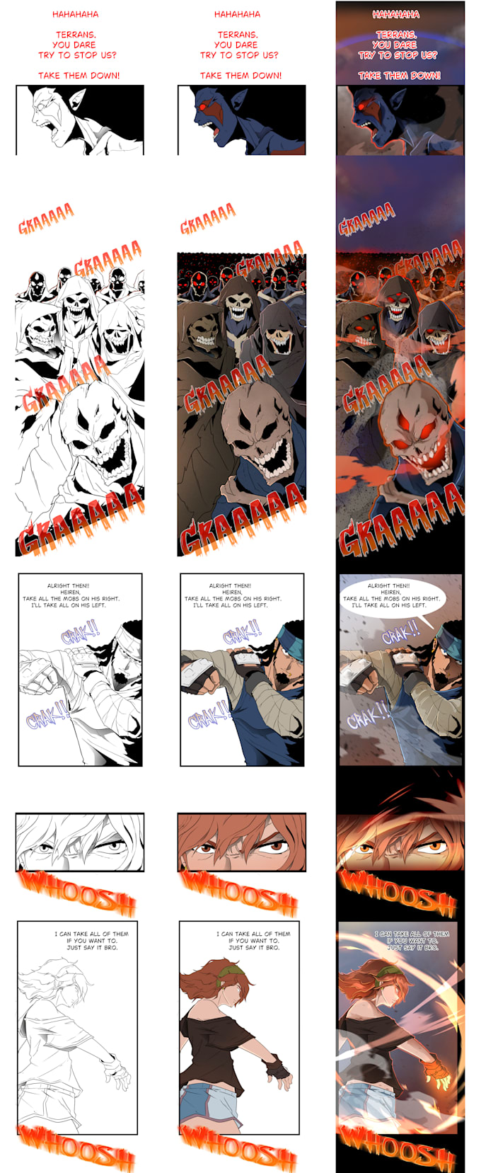 draw webcomic, manga, or anime comic pages for your story