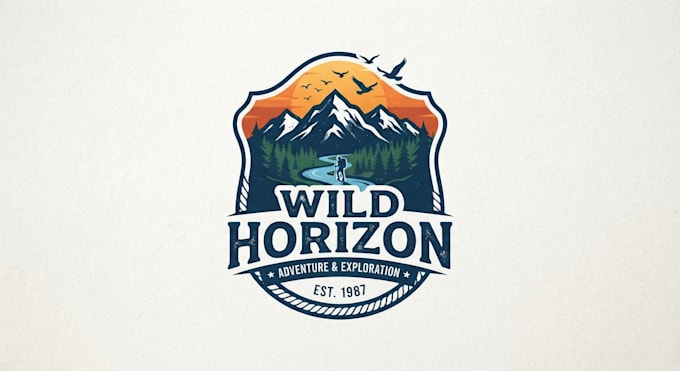 design an adventurous and memorable tourism logo