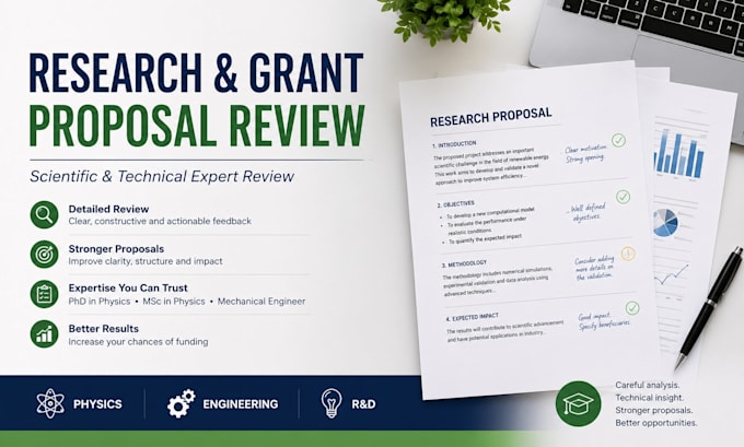 review your research or grant proposal