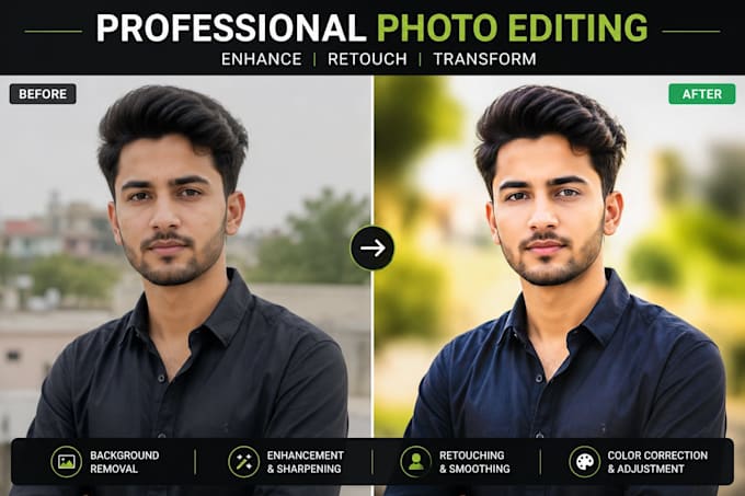professionally edit, enhance and transform your photos