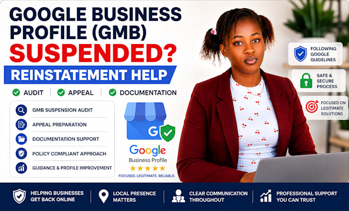 do reinstate suspended google business profiles and fix verification issues