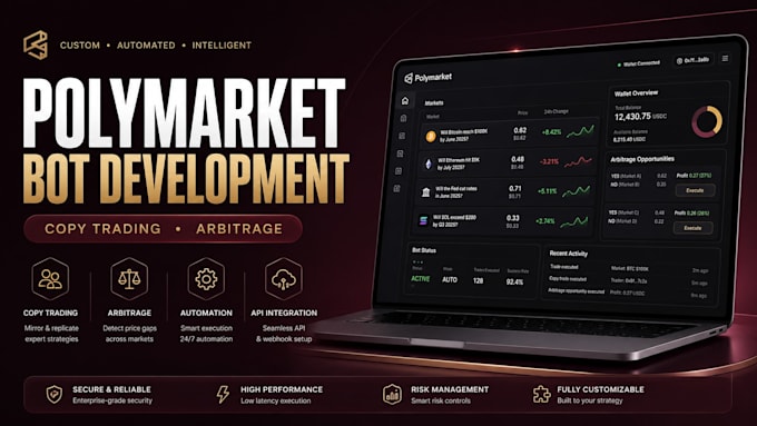 develop polymarket copy trading bot, polymarket arbitrage bot