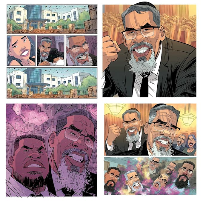 create comic book art