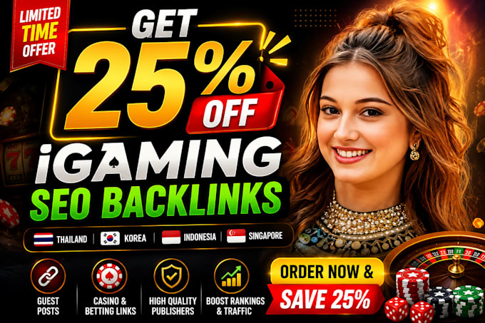 build igaming SEO backlinks USA UK