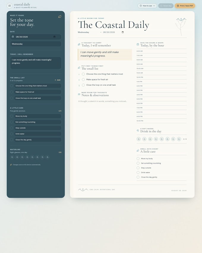 make printable daily planner pdf
