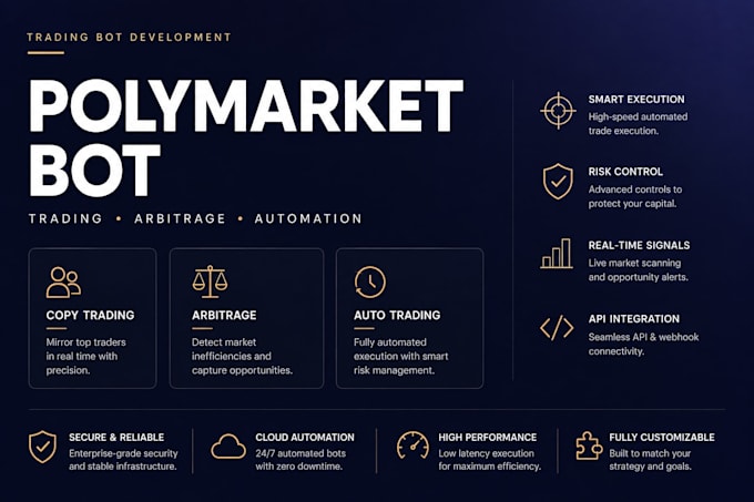build polymarket bot, polymarket trading bot, polymarket arbitrage bot