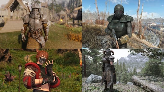 create weapons, armor for skyrim se ae mods or fallout 4, ffxiv mod