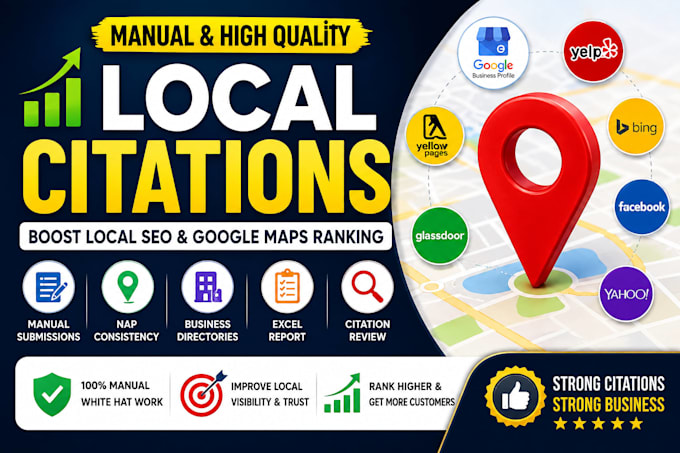 create local business citations for ranking on google map