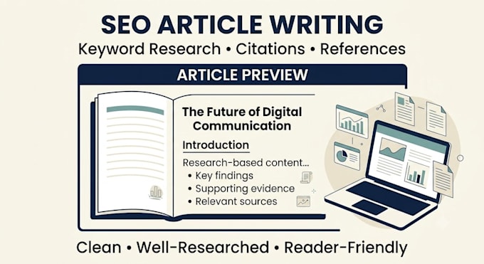 write articles, blog posts and educational content