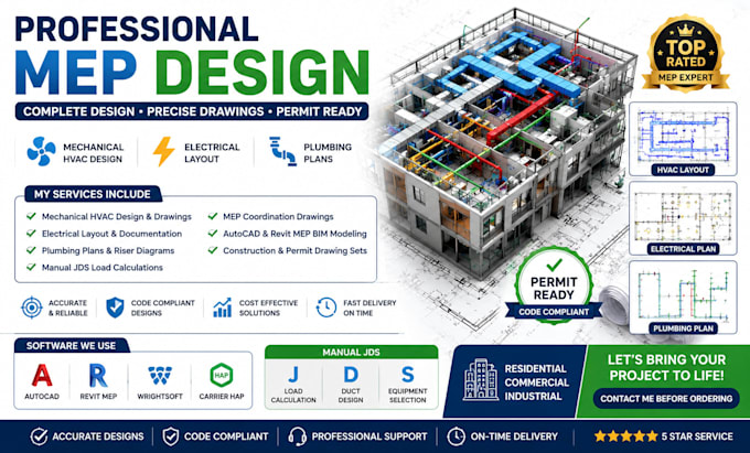 design hvac systems, manual jds calculations, duct layouts and revit mep bim