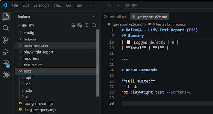 build playwright test suites and detect bugs with ai assisted QA