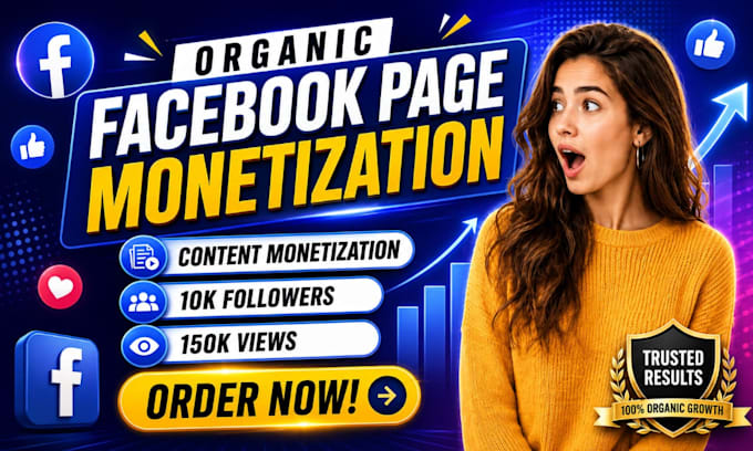 complete facebook page monetization organically