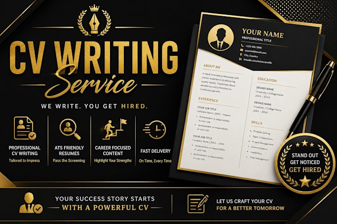 write a professional CV and resume