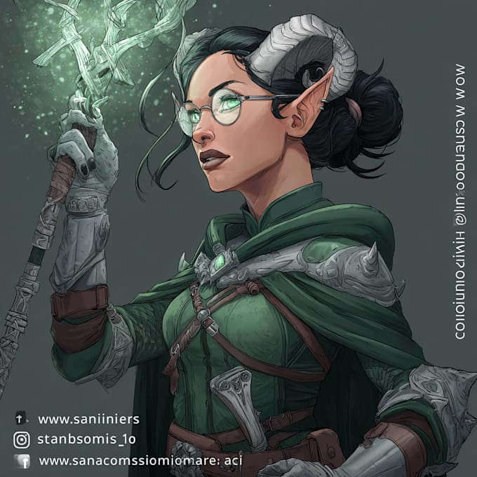 create sci fi, fantasy, horror and fiction character design