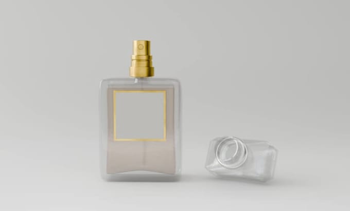 design custom perfume bottles and packaging in solidworks