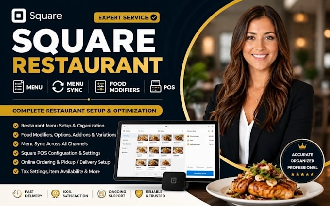 setup square restaurant menu menu sync food modifiers square pos