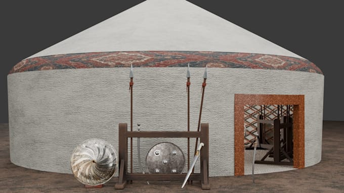 create 3d game props, weapons or fantasy assets in blender