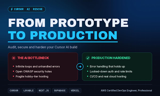 anon key supabase audit, codex ai, productionize cursor ai app database security
