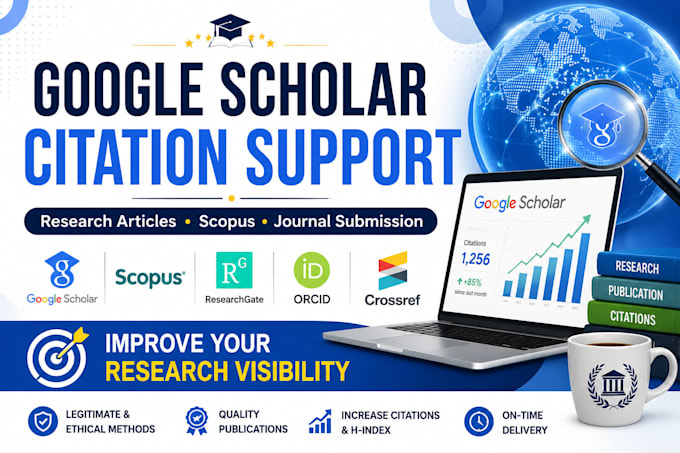 increase google scholar citations, scopus citations and research visibility
