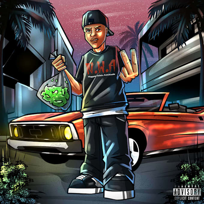 create professional music visual, cover art, and motion graphics