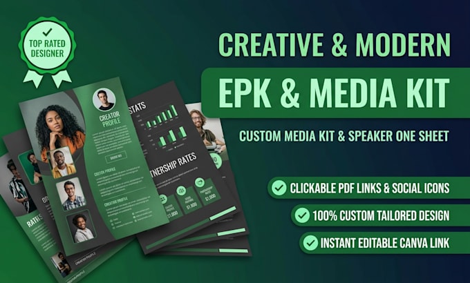 do artist epk, media kit, press kit, speaker kit, one sheet