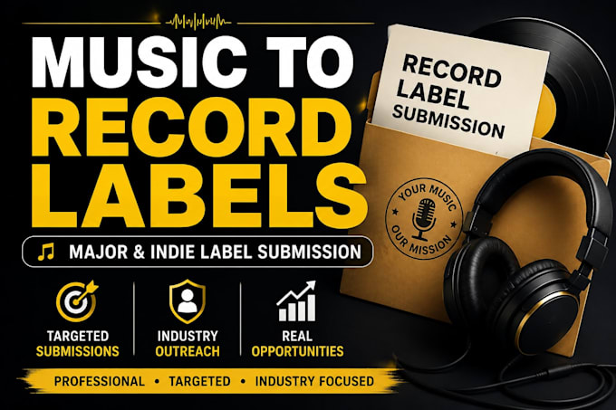 record label music submission promote music to major record label  to get signed