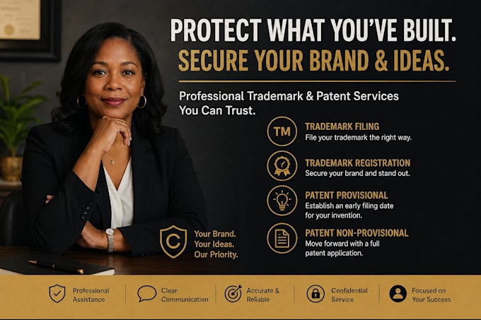do trademark search, filling and registration for your brand