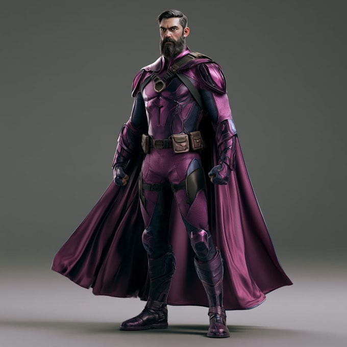 create superhero cartoon character for you