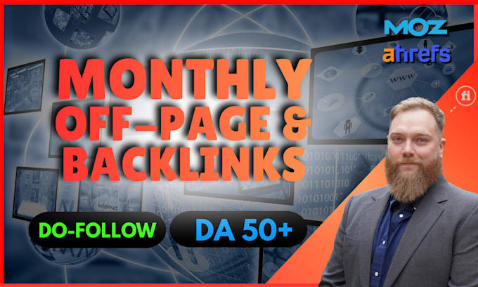 provide monthly off page SEO and strategic link building