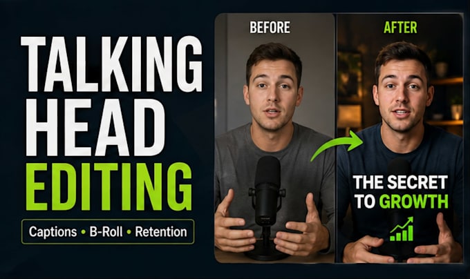 edit talking head videos with engaging captions