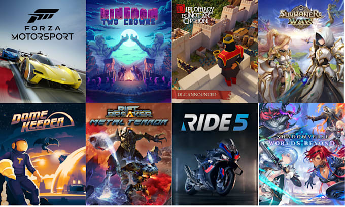 illustrate steam capsule for game art game cover and game poster